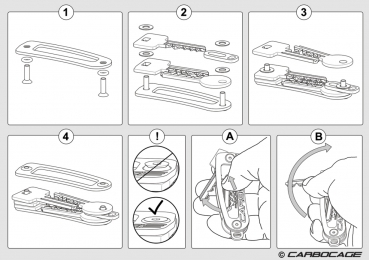 KEYCAGE - Key Organizer Schlüssel Bund Etui Anhänger Keycase Keychain CARBOCAGE
