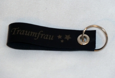 MINI-Lederanhänger schwarz mit Lasergravur