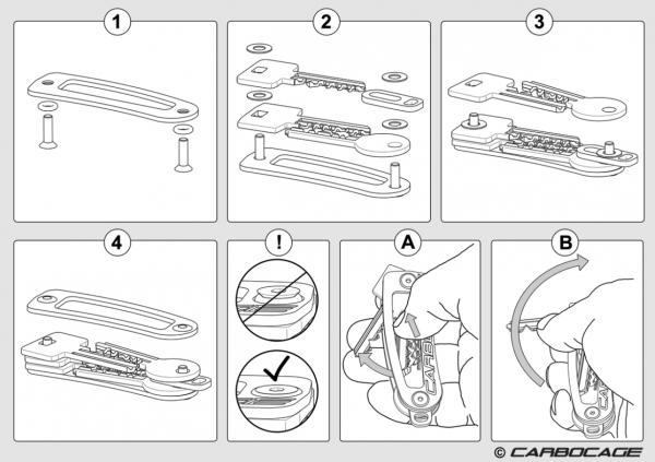 KEYCAGE - Key Organizer Schlüssel Bund Etui Anhänger Keycase Keychain CARBOCAGE